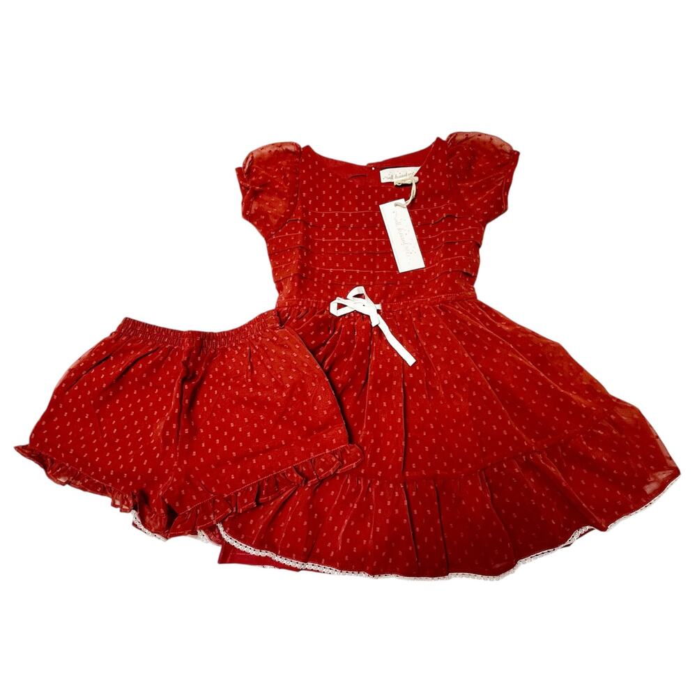 NWT Well Dressed Wolf Rustic Holiday Basics Innocent Dress Set Size 8